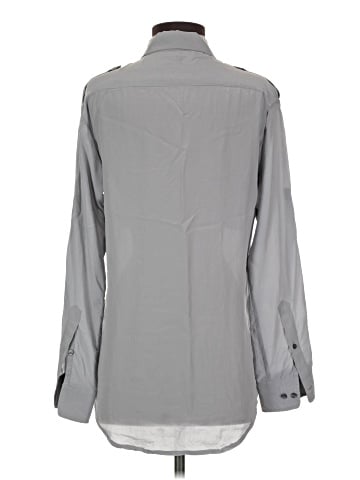 Express Long Sleeve Silk Top (view 2)