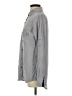 Express 100% Silk Solid Gray Long Sleeve Silk Top Size XS - photo 5