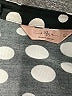 SJS Polka Dots Black 3/4 Sleeve Blouse Size L - photo 7