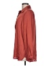 PREMISE 100% Polyester Burgundy Long Sleeve Blouse Size L - photo 5