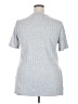 Unbranded Tweed Silver Short Sleeve Turtleneck Size 2X - photo 2