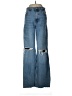 Zara Hearts Blue Jeans Size 6 - photo 1