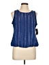 Alfani 100% Polyester Blue Sleeveless Blouse Size 10 (petite) - photo 1