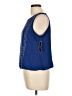 Alfani 100% Polyester Blue Sleeveless Blouse Size 10 (petite) - photo 5