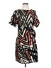 Mark 100% Polyester Print Black Casual Dress Size S - photo 1