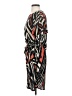 Mark 100% Polyester Print Black Casual Dress Size S - photo 5