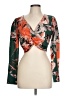 Marissa Webb 100% Polyester Green Long Sleeve Top Size 10 - photo 1