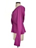 Atlein Collective 100% Polyester Purple Long Sleeve Blouse Size 4 - photo 5