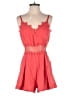 Haute Monde 100% Polyester Hearts Red Romper Size M - photo 1