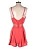 Haute Monde 100% Polyester Hearts Red Romper Size M - photo 2