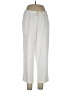Classic Elements 100% Cotton Solid Ivory Casual Pants Size L - photo 1