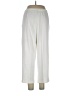 Classic Elements 100% Cotton Solid Ivory Casual Pants Size L - photo 2