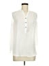 Great Northwest Indigo 100% Polyester Ivory 3/4 Sleeve Blouse Size M - photo 1
