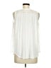 Great Northwest Indigo 100% Polyester Ivory 3/4 Sleeve Blouse Size M - photo 2