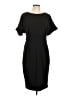 Alexia Admor Solid Black Casual Dress Size L - photo 1