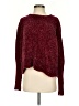 Altar'd State 100% Polyester Tweed Burgundy Pullover Sweater Size S - photo 1