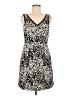 Tibi 100% Acetate Animal Print Ivory Cocktail Dress Size 8 - photo 1
