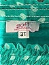Sofi 100% Polyester Polka Dots Green Skirt Size 3T - photo 3