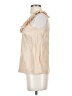 J.Crew 100% Silk Tan Sleeveless Silk Top Size 2 - photo 5