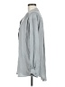 J Brand 100% Silk Gray Long Sleeve Silk Top Size M - photo 5