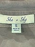 She + Sky Tie-dye Green Long Sleeve Blouse Size S - photo 7