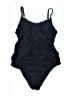 Unbranded Solid Black One Piece Swimsuit Size XL (estimated) - photo 1