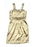 Aqua Metallic Gold Dress Size 8 - photo 1