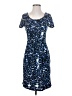 DKNY Print Blue Cocktail Dress Size XS - photo 1