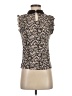 CeCe Gold Sleeveless Blouse Size XS - photo 1