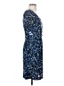 DKNY Print Blue Cocktail Dress Size XS - photo 4