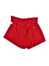 Athleta Solid Red Black Shorts Size 0 - photo 1