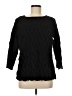 Susan Graver 100% Nylon Black 3/4 Sleeve Top Size M - photo 1