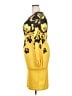 Unbranded Graphic Yellow Cocktail Dress Size 2X - photo 5
