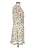 Topshop 100% Polyester Floral Ivory Casual Dress Size 4 - photo 4