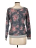 Inspired Hearts Floral Gray Pullover Sweater Size L - photo 2