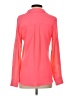 Express 100% Polyester Color Block Pink Long Sleeve Blouse Size S - photo 2