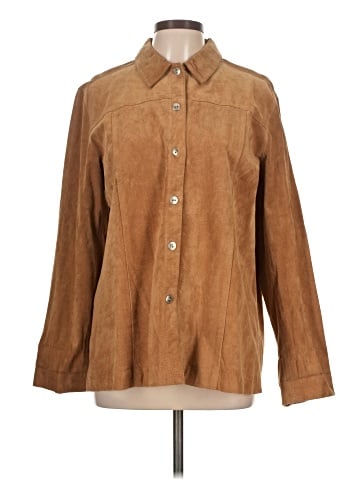 JM Collection Leather Jacket (view 1)