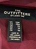 Lands' End 100% Polyester Solid Burgundy 3/4 Sleeve Blouse Size 20 - photo 7