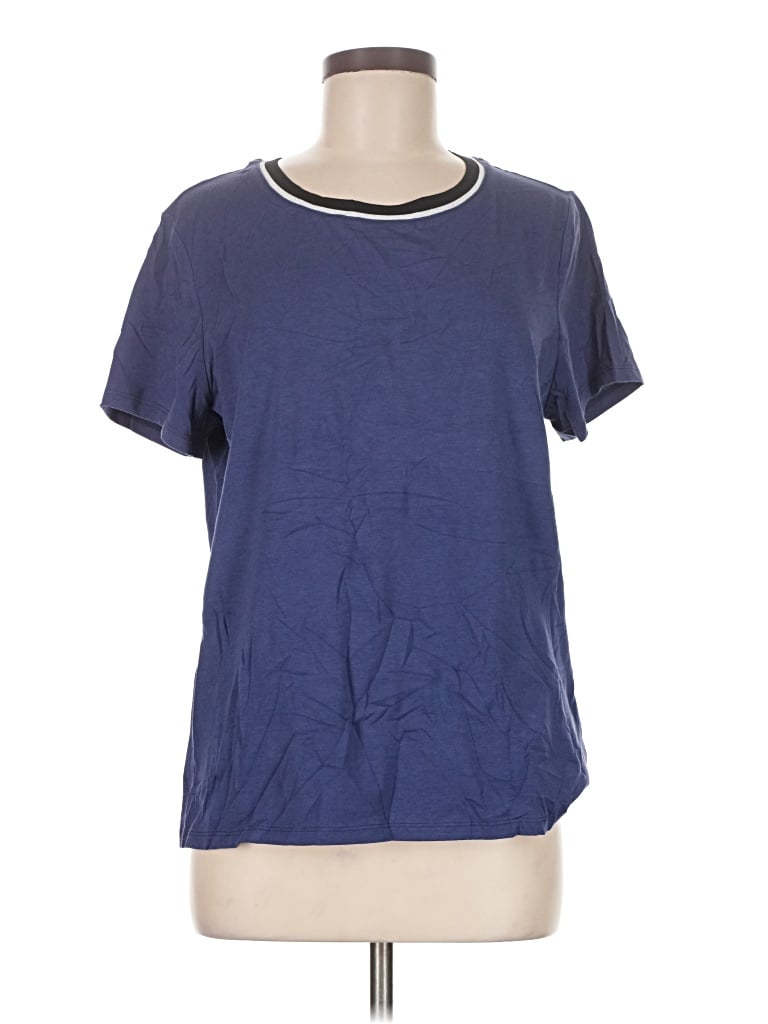 Pre-owned Candace Cameron Bure Short Sleeve T-shirt In Blue