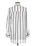 DR2 100% Polyester Stripes Ivory Long Sleeve Blouse Size M - photo 2