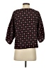 Ann Taylor LOFT Black 3/4 Sleeve Blouse Size S - photo 2