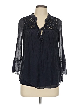 Assorted Brands 3/4 Sleeve Silk Top
