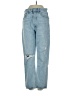 AGOLDE 100% Cotton Hearts Blue Jeans Size 25 waist - photo 1