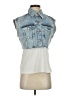 Zara Blue Denim Vest Size S - photo 1