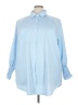 Unbranded 100% Polyester Blue 3/4 Sleeve Blouse Size 5XL - photo 1
