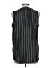 Simply Styled 100% Polyester Stripes Black Sleeveless Blouse Size L - photo 2