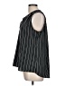 Simply Styled 100% Polyester Stripes Black Sleeveless Blouse Size L - photo 5
