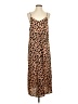The Drop 100% Polyester Animal Print Brown Casual Dress Size S - photo 1