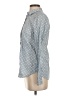 Ann Taylor Polka Dots Blue Long Sleeve Button-Down Shirt Size 2 - photo 5
