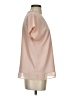 DKNY 100% Polyester Pink Short Sleeve Blouse Size S - photo 4